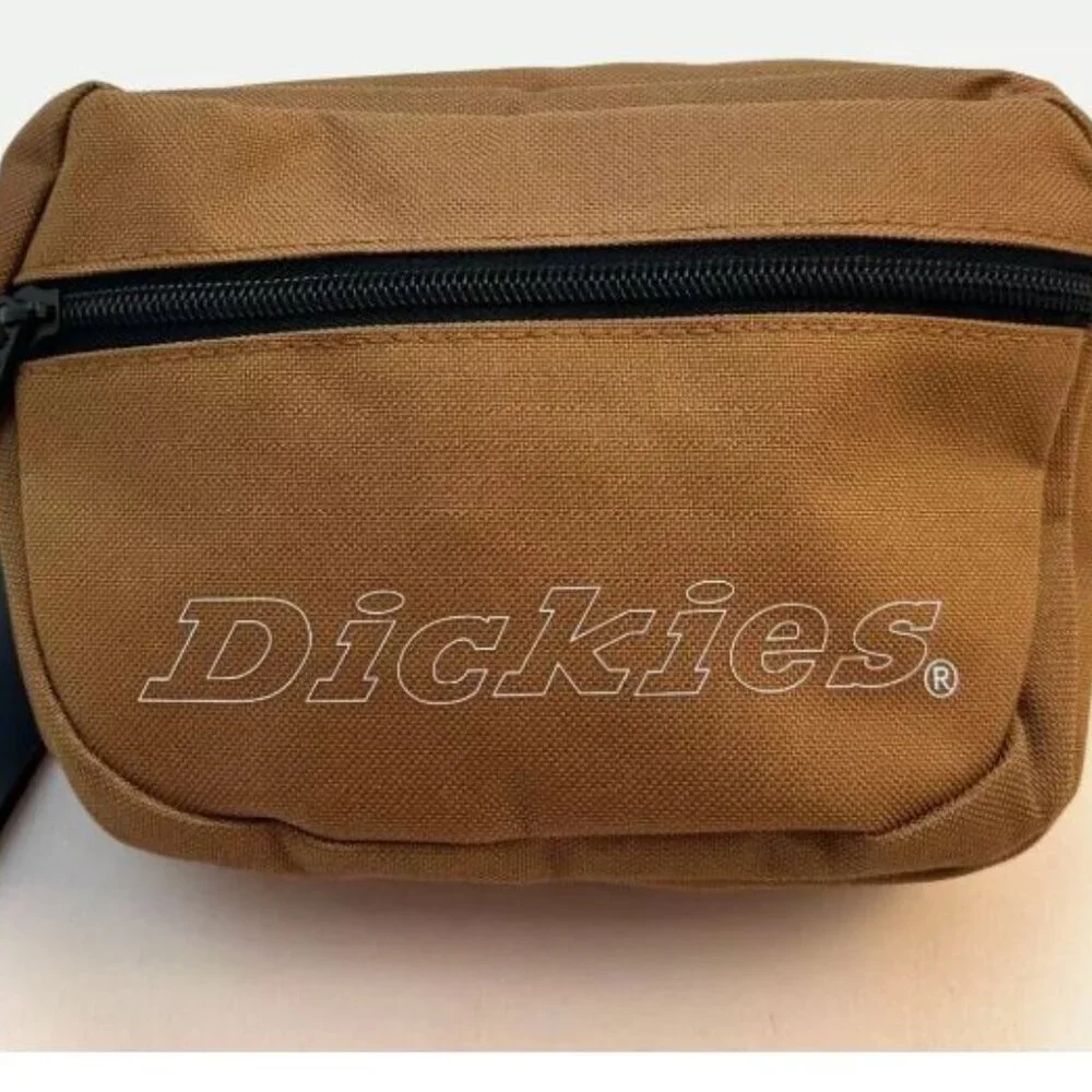 Dickies Logo Hipsack Bag Unisex Men's Women's 6" x 9.25" x 2.75" Brown New - Picture 13 of 13